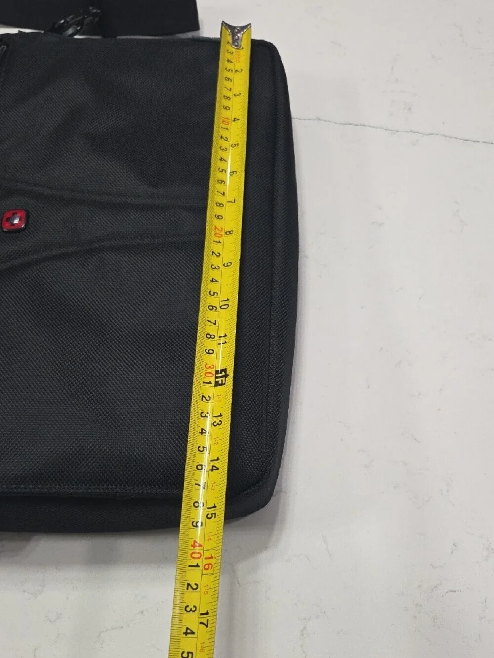 Wenger Black Laptop Bag with Red Logo Accent Like New Conditions No Stains